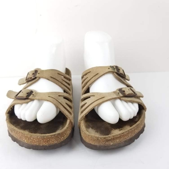 BIRKENSTOCK Women's Granada Tan Leather Sandals - Picture 2 of 10